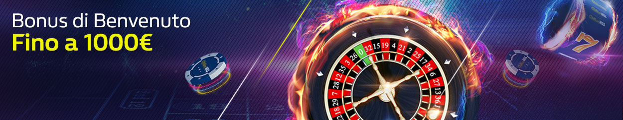 William Hill Casino Bonus di Benvenuto