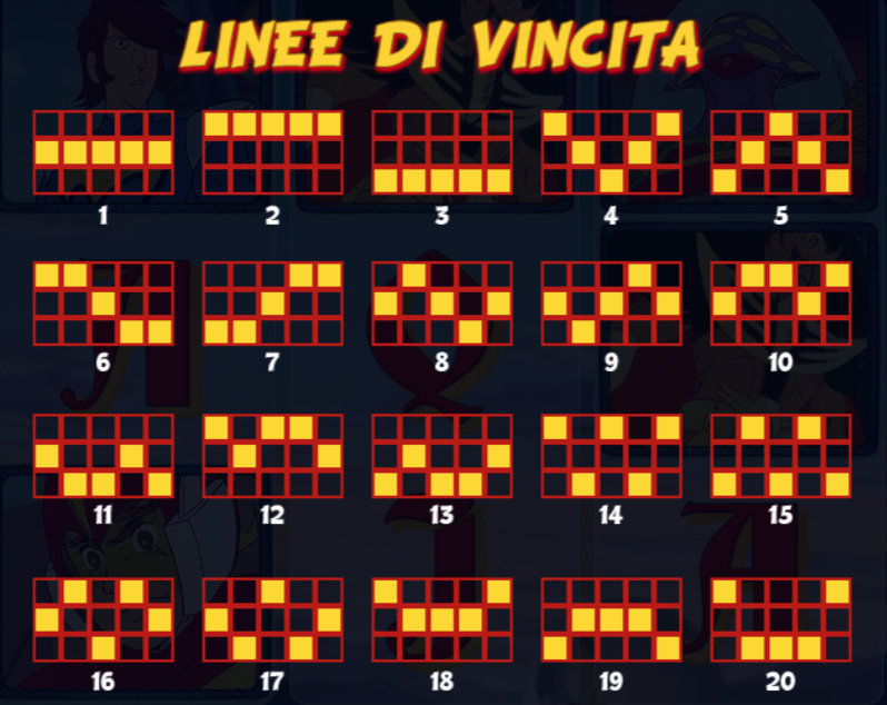 Giochi Online di Daltanious Slot Linee Vincenti